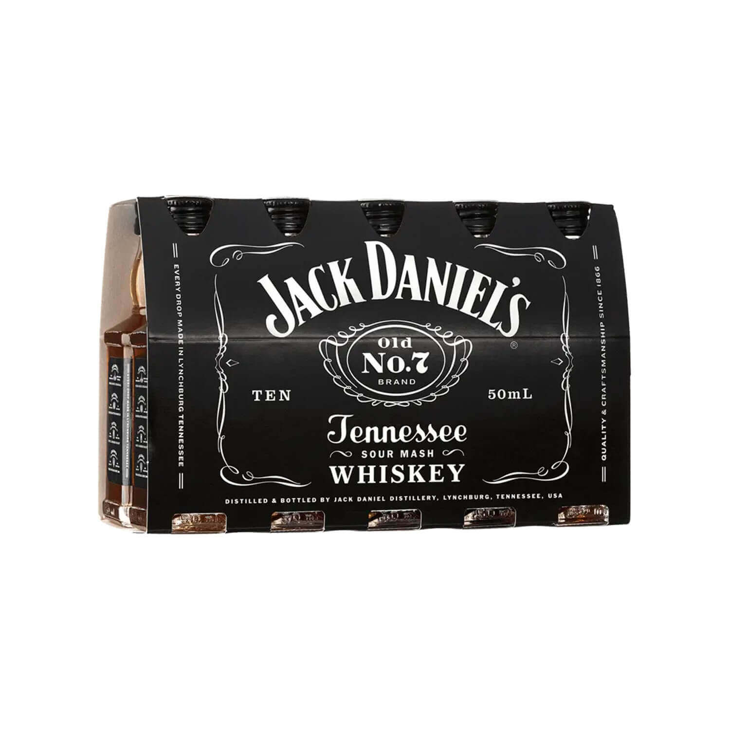 Jack Daniels Tennessee Whiskey 50 ml X 10 st